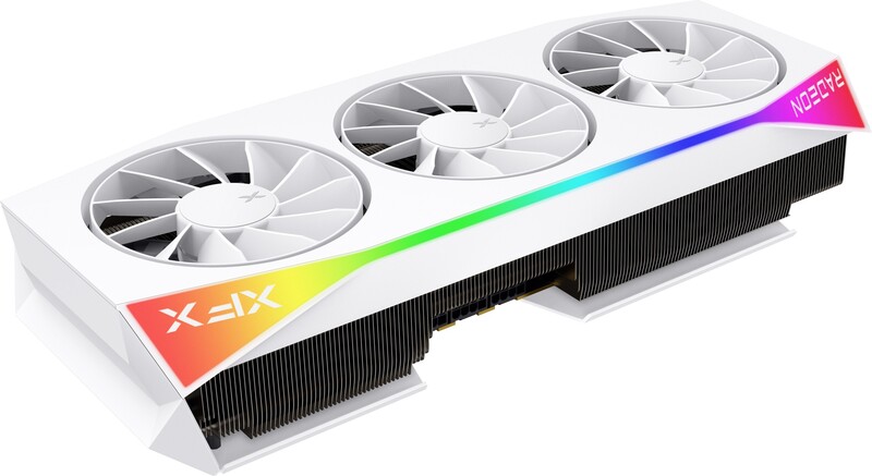XFX Mercury Radeon RX 9070 XT OC White Gaming Edition RGB Grafikkarte, 16384 MB GDDR6