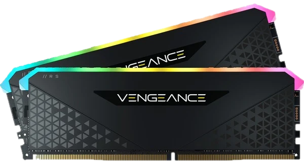 DDR4 Corsair Vengeance RGB RS Noir - 32 Go (2 x 16 Go) 3200 MHz - CAS 16