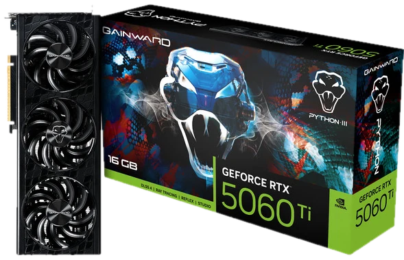 Gainward GeForce RTX 5060 Ti Python III, 16384 MB GDDR7