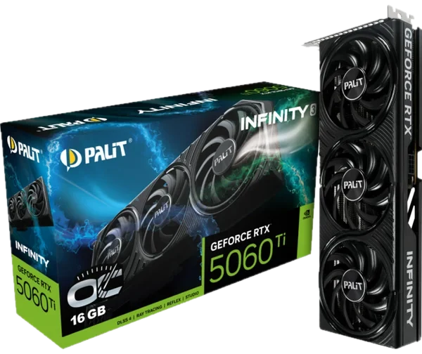 Palit GeForce RTX 5060Ti Infinity 3 OC, 16384 MB GDDR7