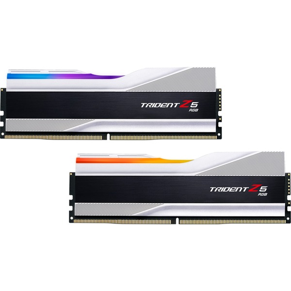 G.Skill Trident Z5 RGB DDR5-6000 RAM, CL30, XMP - 64 GB Dual-Kit, silber