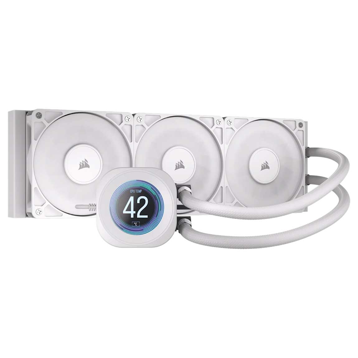 Corsair Nautilus 360 RS LCD (Blanc)