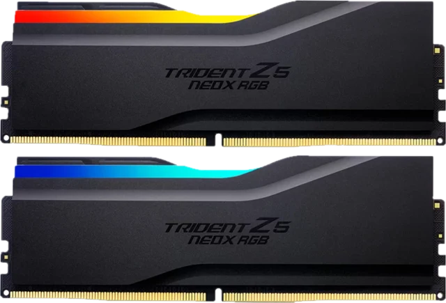 G.Skill DDR5 Trident Z5 Neox RGB 2 x 16 GB 6000 MHz CL 36 Zwart F5-6000A3636F16GX2-TZ5NXRK geheugenmodule