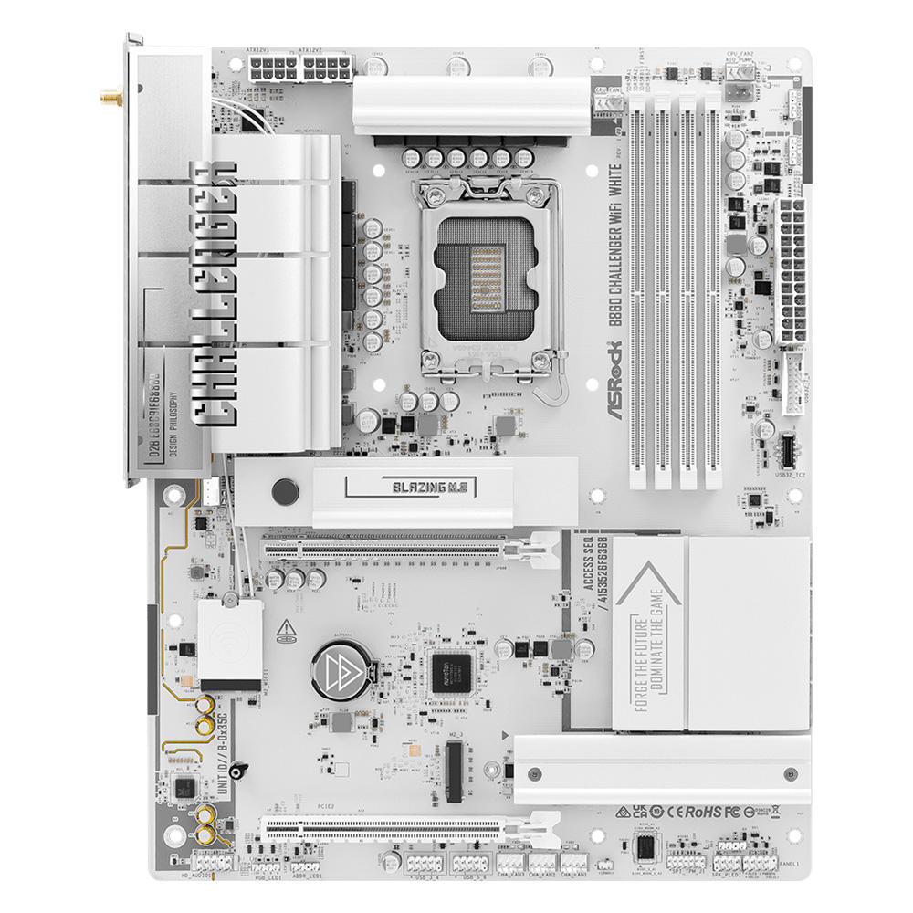 ASRock B860 Challenger WiFi White