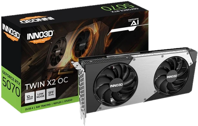 INNO3D GeForce RTX 5070 Twin X2 OC, 12288 MB GDDR7