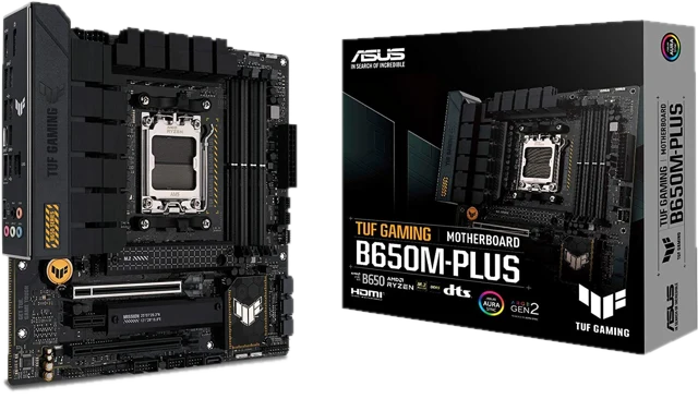ASUS TUF Gaming B650M-Plus, AMD B650 Mainboard - Sockel AM5, DDR5