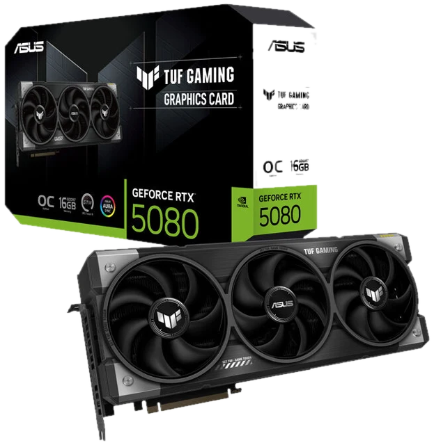 ASUS TUF Gaming GeForce RTX 5080 OC Edition, 16384 MB GDDR7