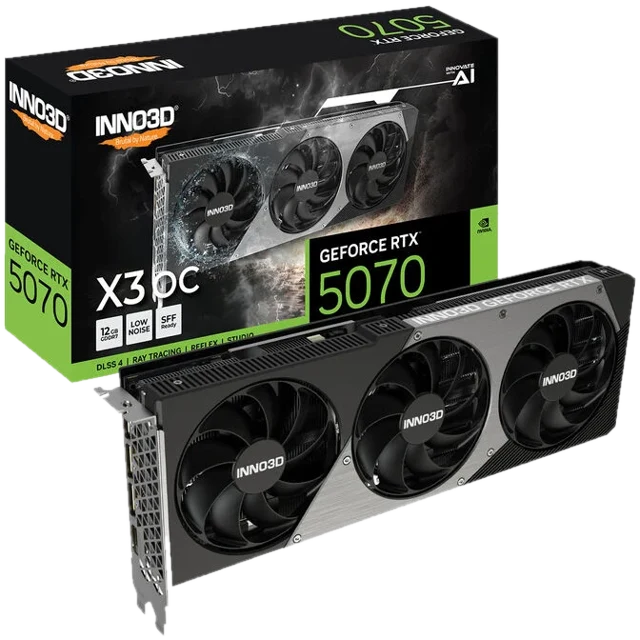 INNO3D GeForce RTX 5070 X3 OC, 12288 MB GDDR7