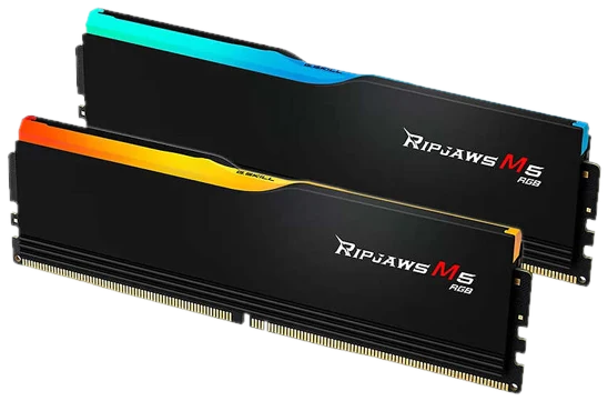 G.Skill Ripjaws M5 RGB 32 Go (2 x 16 Go) DDR5 6000 MHz CL36 - Noir