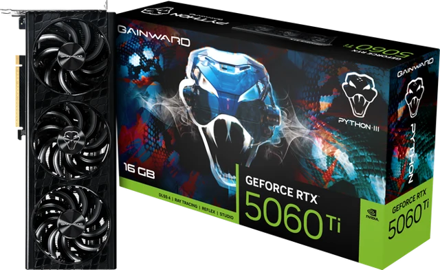 Gainward GeForce RTX 5060 Ti Python III, 16384 MB GDDR7