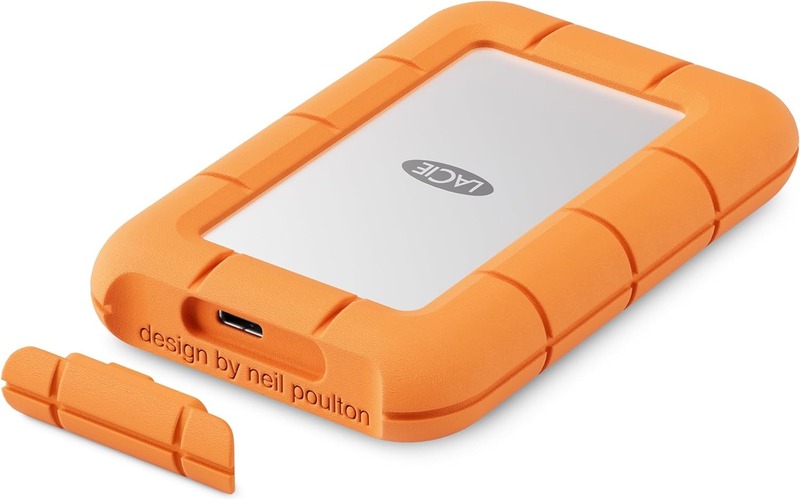 LaCie STMF2000400 drive 2 TB Grijs, Oranje externe SSD