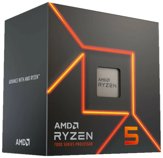AMD Ryzen 5 7600 Wraith Stealth (3.8 GHz / 5.1 GHz)