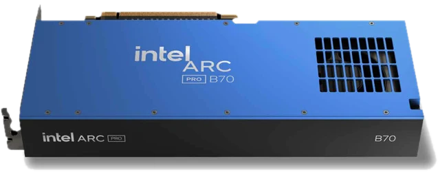 Intel Arc Pro B70 Grafikkarte, 32768 MB GDDR6