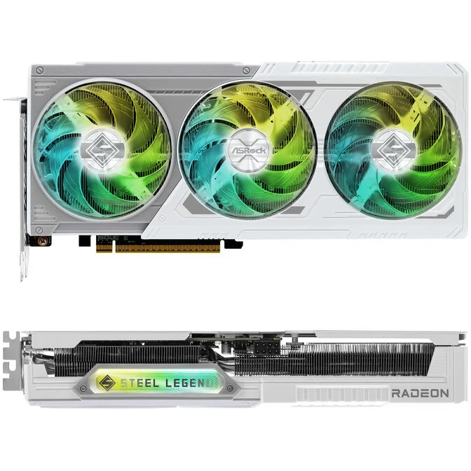 ASRock Radeon 9060 XT SL Grafikkarte, 16384 MB GDDR6