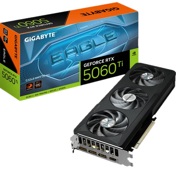 GIGABYTE GeForce RTX 5060 Ti Eagle MAX OC 8G, 8192 MB GDDR7