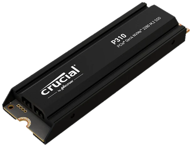 Crucial P310 2TB heatsink M.2 SSD