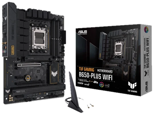 ASUS TUF Gaming B650-Plus WiFi Mainboard, Sockel AM5, AMD B650, ATX, DDR5