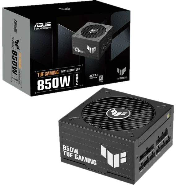 ASUS TUF GAMING Platinum 850P Netzteile - 850 Watt - 135 mm - ATX 3.1 - 80 Plus Platinium