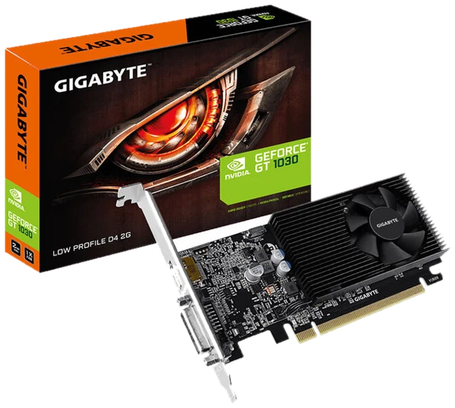 GIGABYTE GeForce GT 1030 Low Profile D4 2G, 2048 MB DDR4