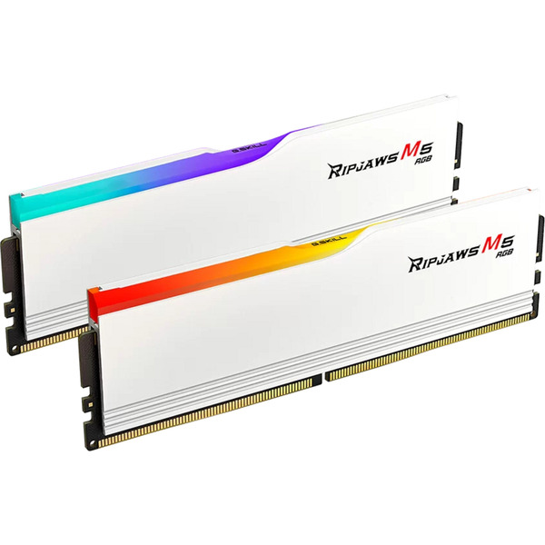G.Skill Ripjaws M5 RGB 32 Go (2 x 16 Go) DDR5 6800 MHz CL34 - Blanc