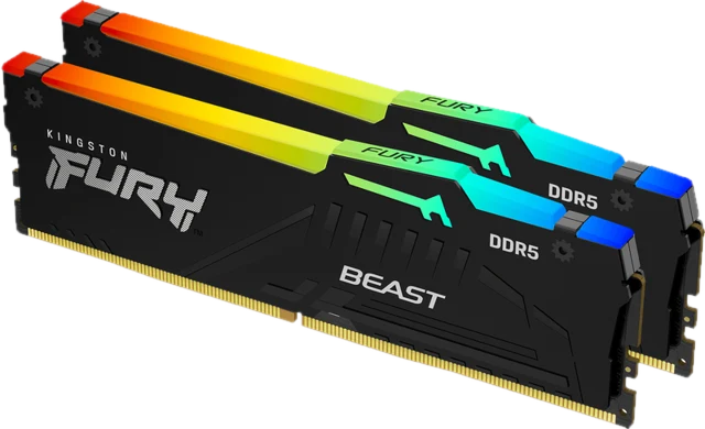 Kingston FURY Beast RGB 32 Go (2 x 16 Go) DDR5 6000 MHz CL36