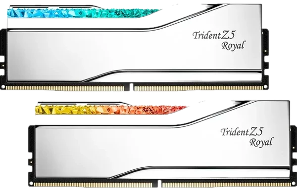 G.Skill Trident Z5 Royal 32 Go (2 x 16 Go) DDR5 6800 MHz CL34 - Argent