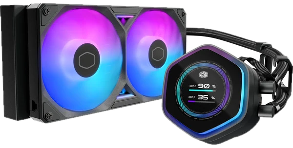 Cooler Master MasterLiquid 240 Atmos II LCD ARGB - CPU-Wasserkühlung