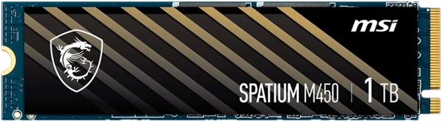 MSI Spatium M450 V1 SSD, PCIe 4.0, M.2 Typ 2280 - 1TB