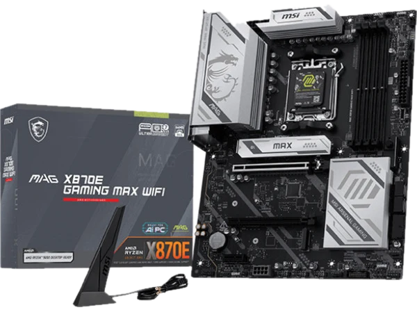 MSI MAG X870E GAMING MAX WIFI Mainboard - AMD X870E - AMD AM5 - DDR5 RAM - ATX