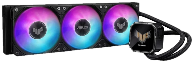 ASUS TUF Gaming LC III 360 ARGB LCD AiO Wasserkühlung, 2,8”-LCD - 360mm, schwarz