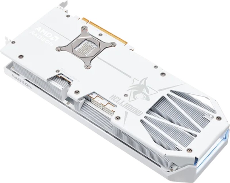 PowerColor Hellhound Radeon RX 9070 XT 16GB Spectral White Videokaart