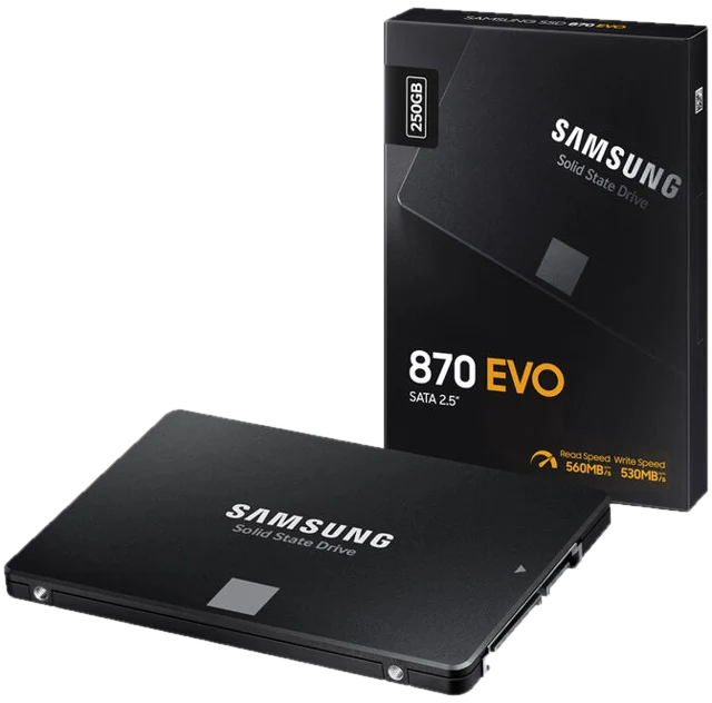 Samsung 870 EVO 2,5 Zoll SSD, SATA 6G - 250 GB