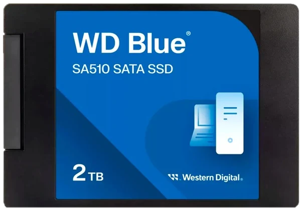 Western Digital Blue SA510 2,5 Zoll SSD, SATA 6G - 2 TB