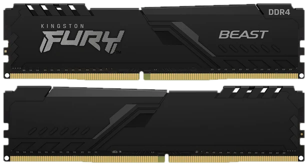 Kingston Fury Beast - 2x16 Go - DDR4 3600 MHz - CL18 Noir