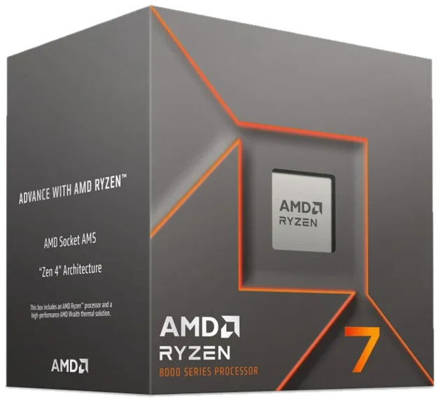 AMD Ryzen 7 8700F 5,0 GHz (Phoenix ) AM5 - boxed, mit Kühler