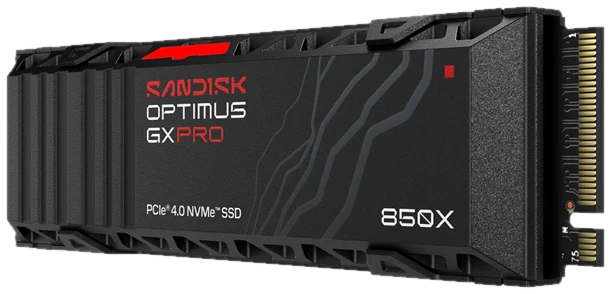 SANDISK Optimus GX PRO 850X SSD - 8TB - M.2 2280 - PCIe 4.0 - Heatsink