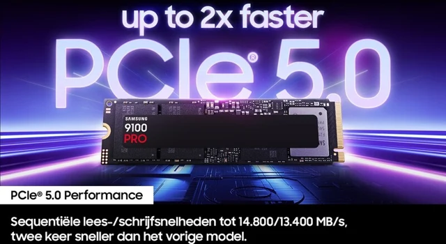 Samsung 9100 PRO Series NVMe SSD, PCIe 5.0 M.2 Typ 2280 - 4TB