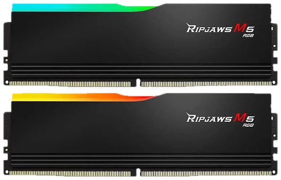 G.Skill Ripjaws M5 RGB 32 Go (2 x 16 Go) DDR5 6000 MHz CL36 - Noir