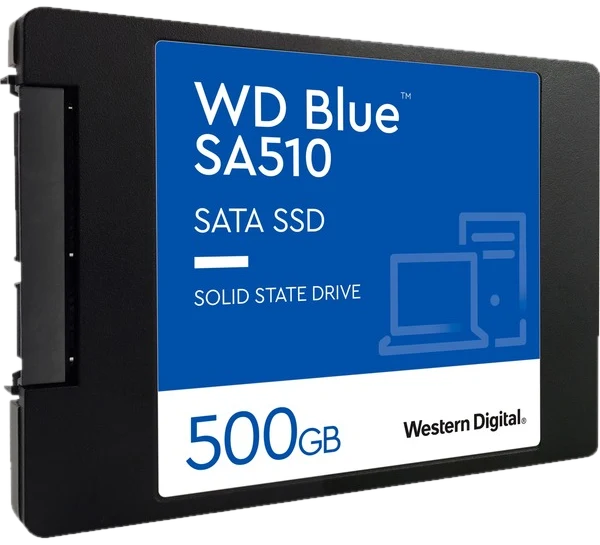 Western Digital Blue SA510 2,5 Zoll SSD, SATA 6G - 500 GB
