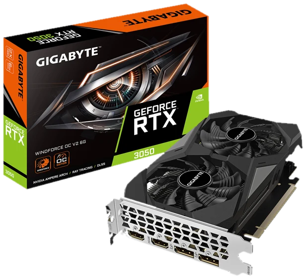 Gigabyte GeForce RTX 3050 WINDFORCE OC V2 6G