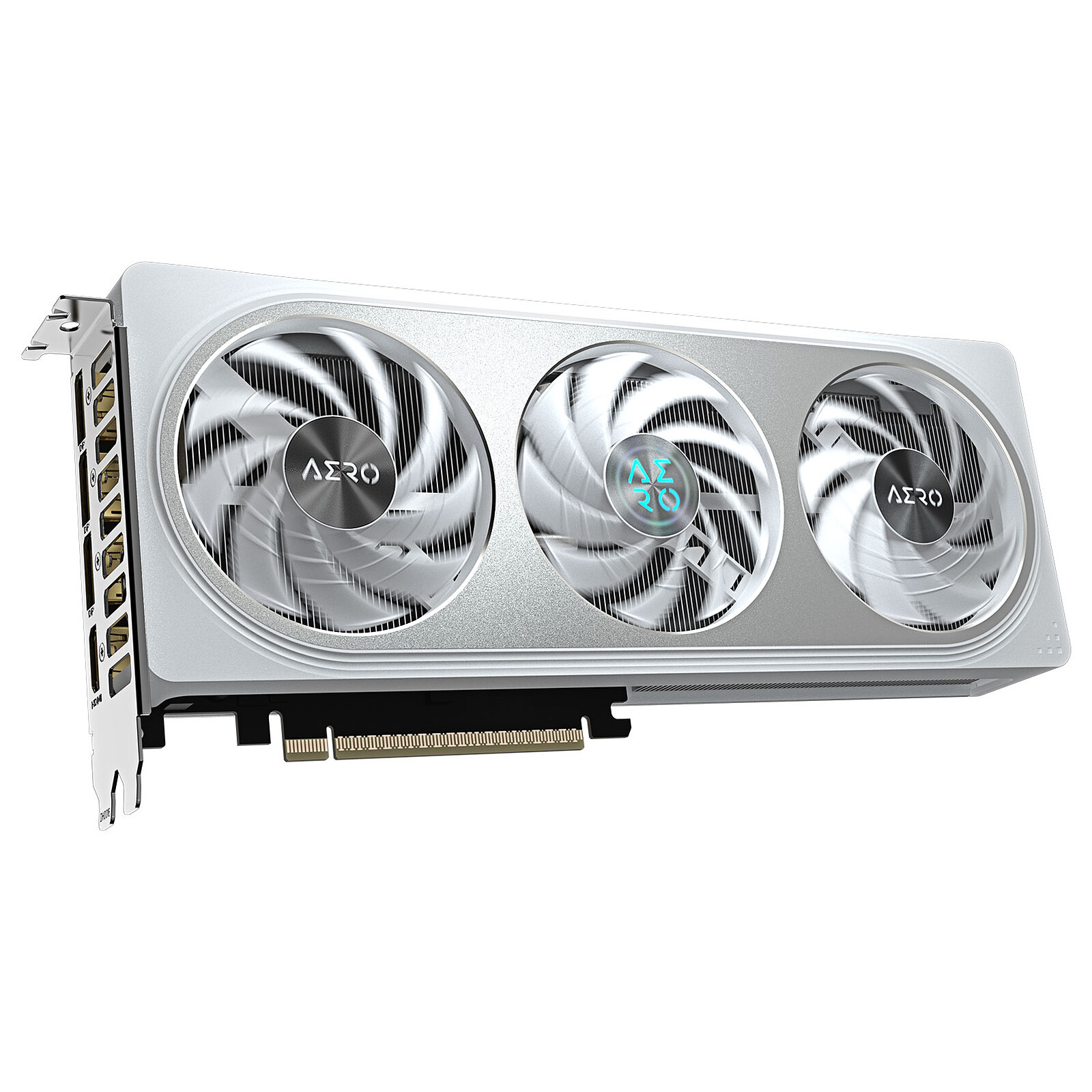 GeForce RTX 5060 AERO OC 8G Scheda Grafica - 8GB GDDR7, 128bit, PCI-E 5.0, 2595 MHz Frequenza core, 3 x DisplayPort, 1 x HDMI, GV-N5060AERO OC-8GD