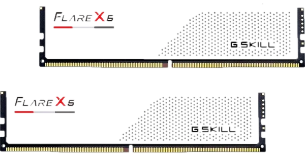 G.Skill DDR5 Flare x5 2 x 32 GB 6000 MHz CL 36 Wit F5-6000J3636F32GX2-FX5W geheugenmodule