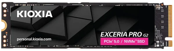 Kioxia Exceria PRO G2 2TB 5.0 BiCS FLASH M.2 SSD
