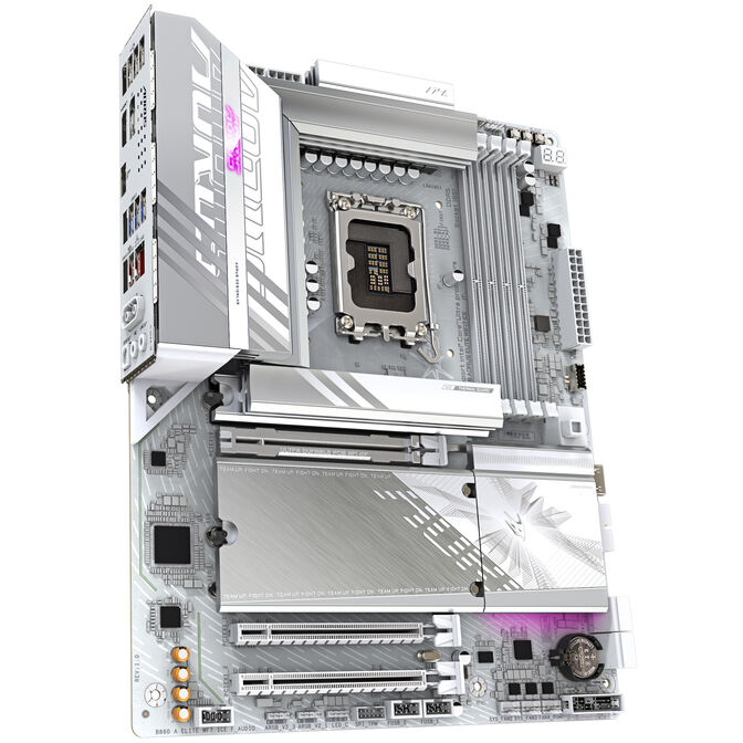 Gigabyte B860 Aorus Elite WiFi7 ICE Mainboard, Sockel LGA 1851, Intel B860, ATX, DDR5