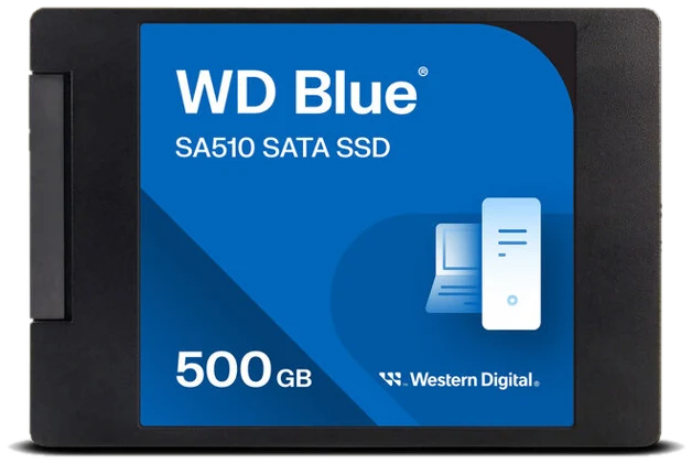 Western Digital Blue SA510 2,5 Zoll SSD, SATA 6G - 500 GB