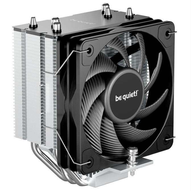 be quiet! Pure Rock Slim 3 CPU-Kühler, 130W TDP - 100mm, schwarz