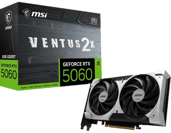 MSI GeForce RTX 5060 8G VENTUS 2X OC V1