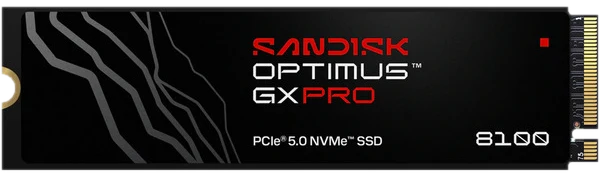 SANDISK Optimus GX PRO 8100 SSD - 1TB - M.2 2280 - PCIe 5.0 - Ohne Kühlkörper