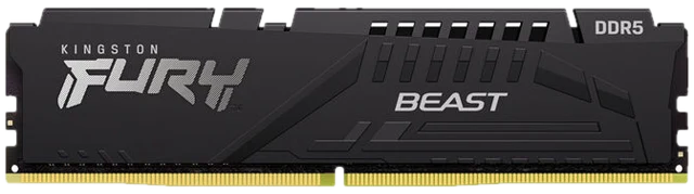 Kingston Fury Beast Black DDR5-5200 RAM, CL40 - 16 GB, schwarz
