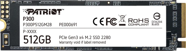 Patriot SSD P300 512 Go